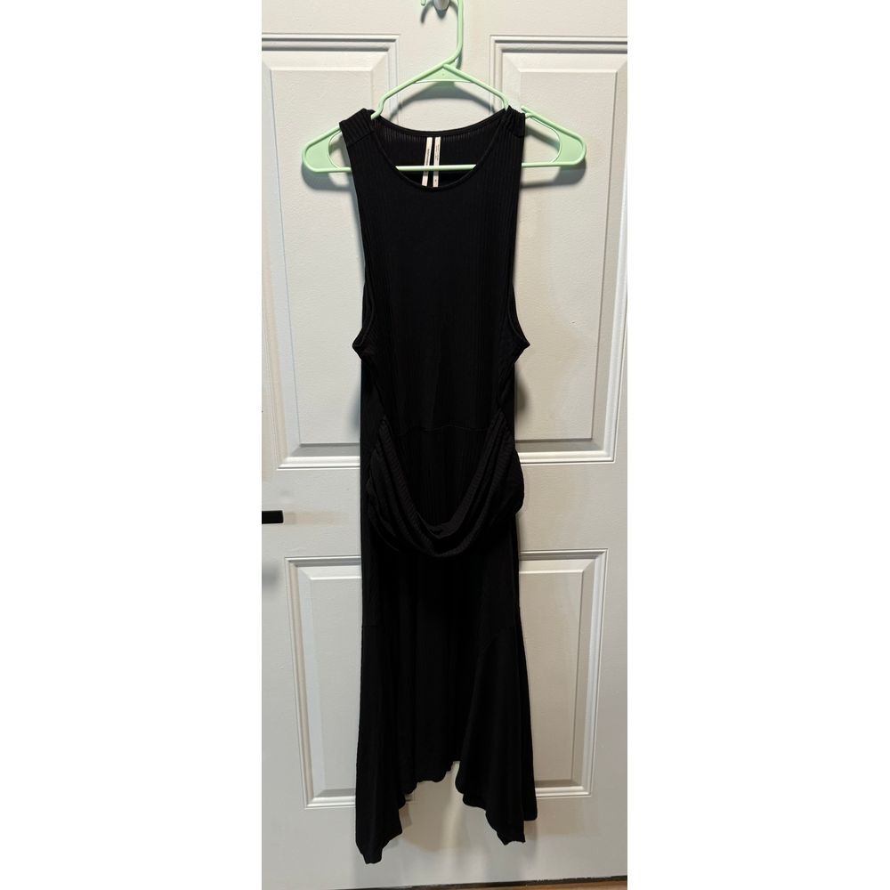 Women's Anthropologie Black Ribbed Kingsolver‎ Midi Size 1X